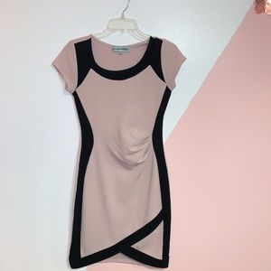 pink w/ black dress🤍